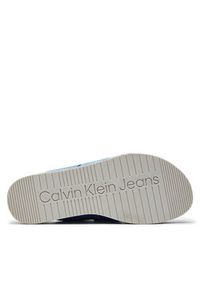 Calvin Klein Jeans Klapki Flatform Sandal Webbing In Mr YW0YW01361 Niebieski. Kolor: niebieski
