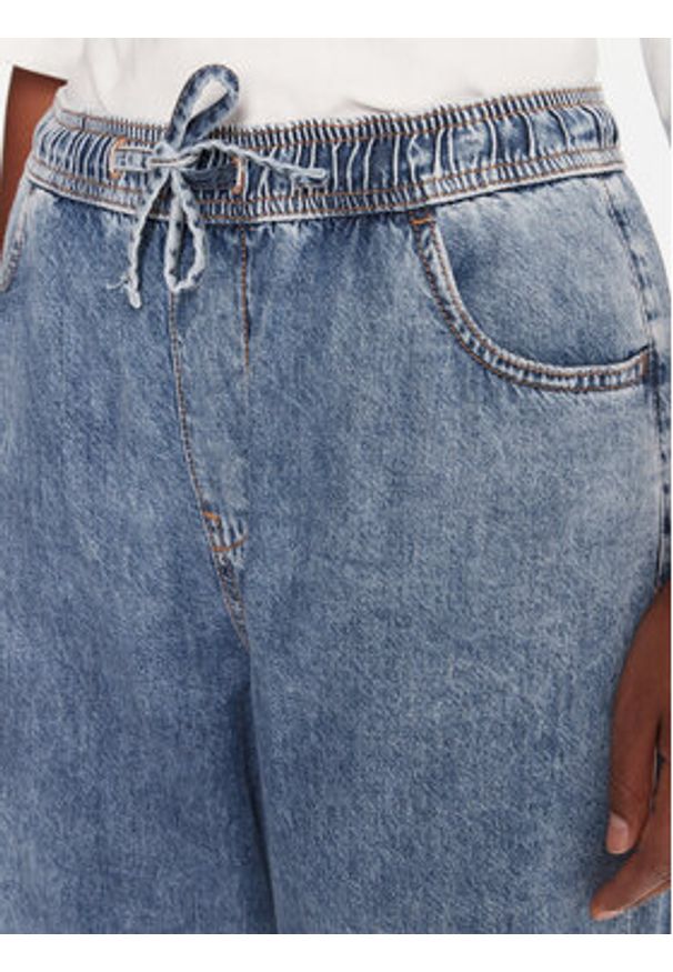 Roxy Jeansy Stunning ERJDP03313 Niebieski Relaxed Fit. Kolor: niebieski