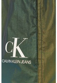 Calvin Klein Jeans - Spódnica. Okazja: na co dzień. Kolor: zielony. Styl: casual #4