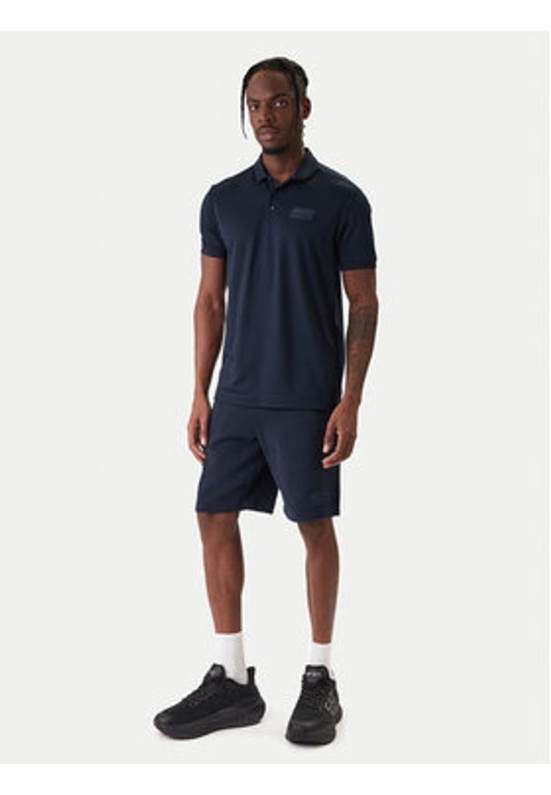 EA7 Emporio Armani Szorty sportowe 7M001365 AF22262 UB102 Granatowy Regular Fit. Kolor: niebieski. Materiał: bawełna. Styl: sportowy