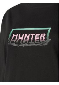 Hunter T-Shirt Abele UNISEX HARU0007251 Czarny Regular Fit. Kolor: czarny. Materiał: bawełna