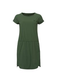 WOMEN'S HEALTH - Sukienka damska LOAP Ubzula zielona. Kolor: zielony. Sezon: lato. Typ sukienki: sportowe. Styl: sportowy #1