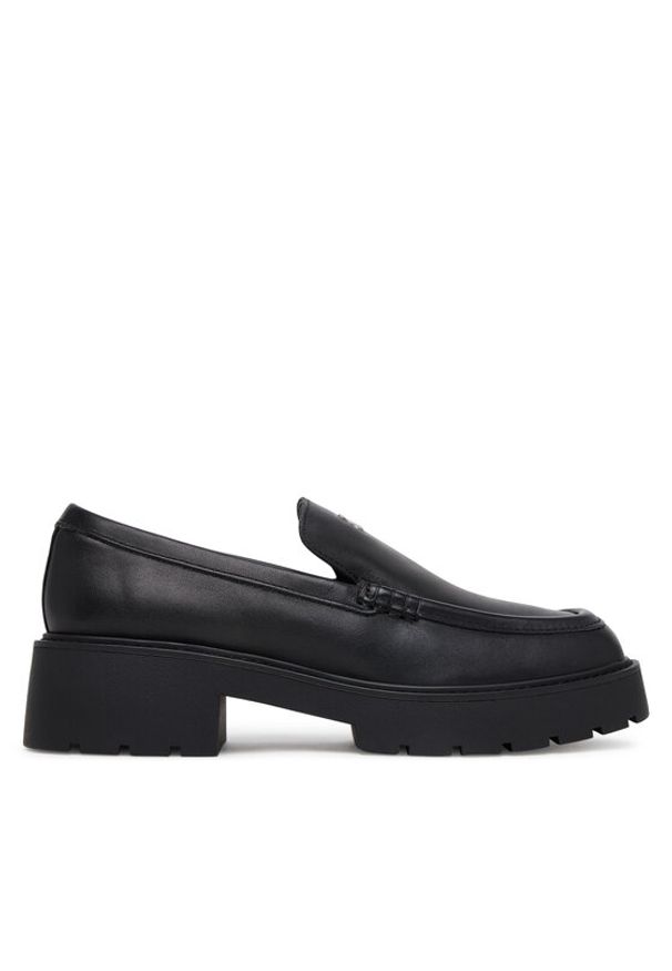 Calvin Klein Jeans Loafersy Chunky Cupsole Ru Patch Lth YW0YW01862 Czarny. Kolor: czarny. Materiał: skóra