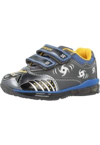 Geox - Buty GEOX B TODO B. C con luces Szary. Kolor: szary. Materiał: syntetyk, tkanina. Sport: turystyka piesza