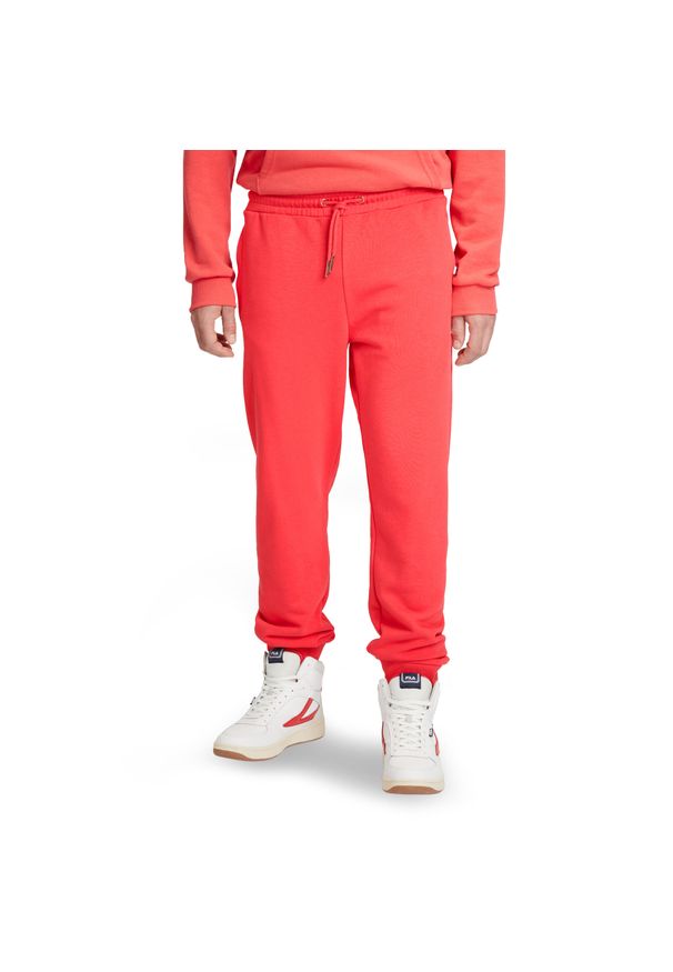 Fila - Spodnie męskie FILA Braives. Kolor: pomarańczowy. Materiał: dresówka