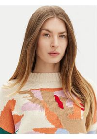 Weekend Max Mara Sweter 2515361181 Kolorowy Regular Fit. Materiał: syntetyk, bawełna. Wzór: kolorowy #5