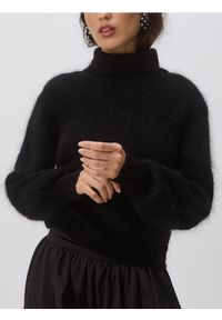 Reserved - Sweter z moherem - czarny. Kolor: czarny. Materiał: moher #1