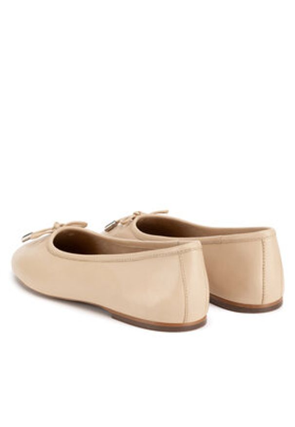 Gino Rossi Baleriny ALIS-118120 Beżowy. Kolor: beżowy. Materiał: skóra