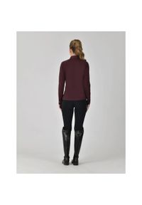 WEATHERBEETA - Damska koszulka do jazdy konnej Weatherbeeta Bamboo. Kolor: wielokolorowy, fioletowy, czerwony. Długość rękawa: długi rękaw #2