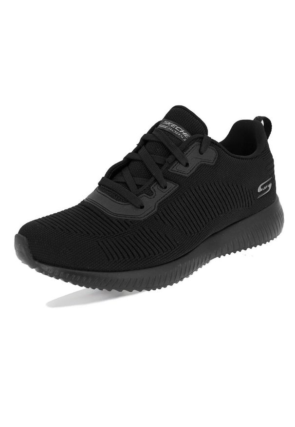 skechers - Buty Bobs Squad - Tough Talk Rozmiar 42 Czarny - 32504-BBK. Zapięcie: sznurówki. Kolor: czarny, wielokolorowy. Materiał: materiał, syntetyk. Szerokość cholewki: normalna. Sport: turystyka piesza