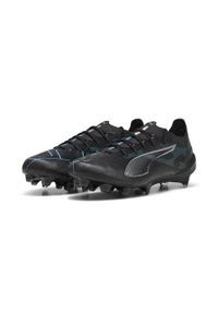 Puma - Buty piłkarskie ULTRA 5 ULTIMATE FG PUMA Black Silver Bright Aqua Metallic Blue. Zapięcie: sznurówki. Kolor: wielokolorowy, czarny, niebieski, szary. Sport: piłka nożna