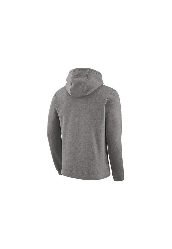 Nike - Bluza męska nike nba brooklyn nets logo fleece hoodie dark grey heather. Kolor: szary. Sport: bieganie