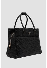 Guess - GUESS Czarna damska podróżna torebka Adelasia. Kolor: czarny #3