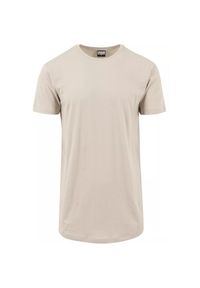 Urban Classics - Męska Długa Koszulka W Kształcie Litery T. Kolor: beżowy. Długość: długie. Sport: turystyka piesza #1