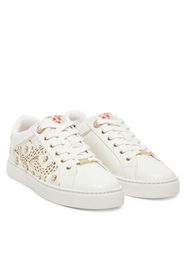 Aldo Sneakersy Leonia 13918735 Biały. Kolor: biały. Materiał: skóra