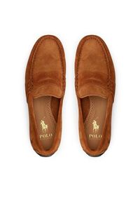 Polo Ralph Lauren Mokasyny Reynold 803893741003 Brązowy. Kolor: brązowy. Materiał: skóra, zamsz