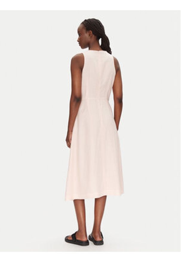 BOSS Sukienka letnia C_Dasico_1 50540512 Różowy Slim Fit. Kolor: różowy. Sezon: lato