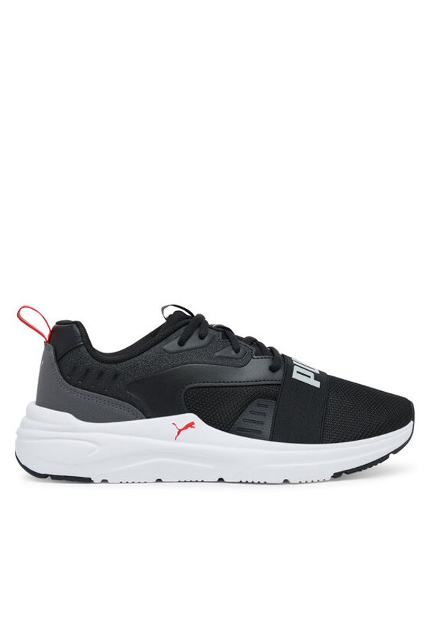 Puma Sneakersy Softride Wired 2 400232 12 Czarny. Kolor: czarny. Materiał: materiał