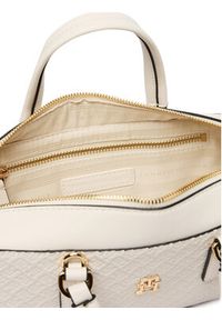 TOMMY HILFIGER - Tommy Hilfiger Torebka Th Daily Crossover Mono AW0AW18415 Biały. Kolor: biały. Materiał: skórzane #3