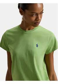 Polo Ralph Lauren T-Shirt 211B14605003 Zielony Classic Fit. Typ kołnierza: polo. Kolor: zielony. Materiał: bawełna #5