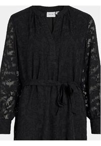 Vila Sukienka koktajlowa Flema 14096983 Czarny Regular Fit. Kolor: czarny. Materiał: syntetyk. Styl: wizytowy #8
