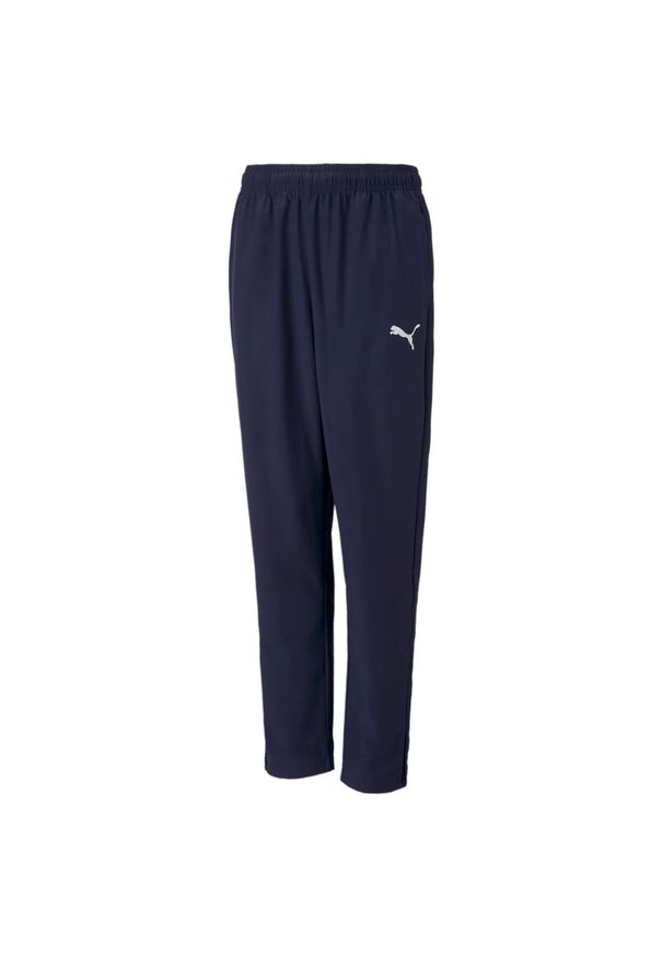 Puma Spodnie Teamrise Sideline Jr 65732906. Kolor: niebieski. Sport: piłka nożna