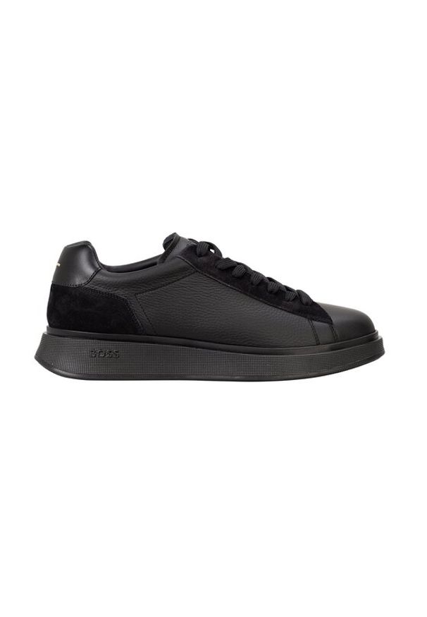 BOSS Sneakersy Bulton 50552869 Czarny. Kolor: czarny. Materiał: skóra