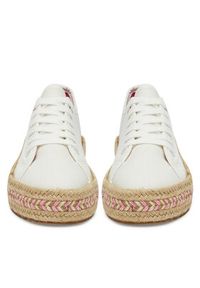 DeeZee Espadryle ZYKS306 Biały. Kolor: biały. Materiał: materiał #6