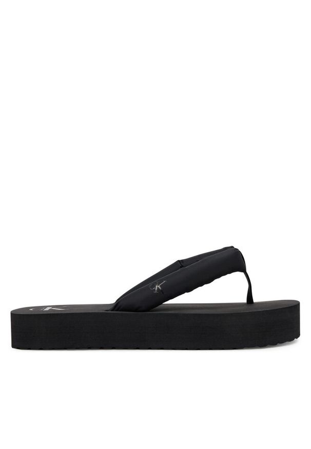 Japonki Calvin Klein Jeans. Kolor: czarny