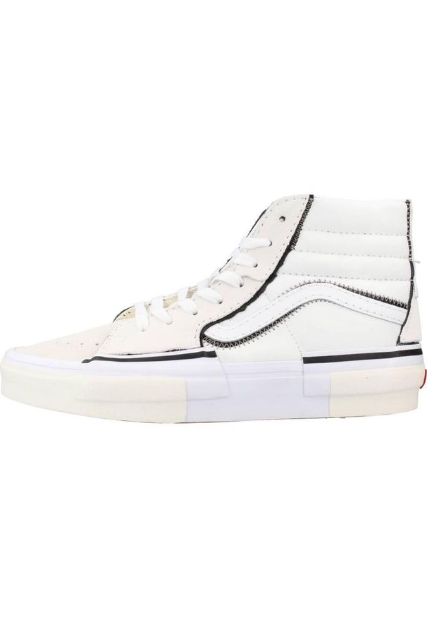 Tenisówki Vans Model Sk8-hi Reconstruct Kolor Biały. Kolor: biały. Materiał: tkanina, skóra