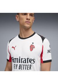 Koszulka piłkarska Puma AC Milan 25/26 wyjazdowa. Materiał: materiał. Sport: piłka nożna