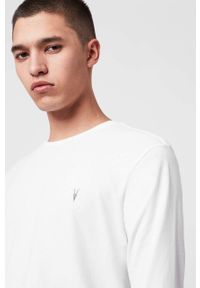 AllSaints – Longsleeve BRACE LS TONIC CREW MD119E. Okazja: na co dzień. Kolor: biały. Materiał: dzianina. Długość rękawa: długi rękaw. Styl: casual #4