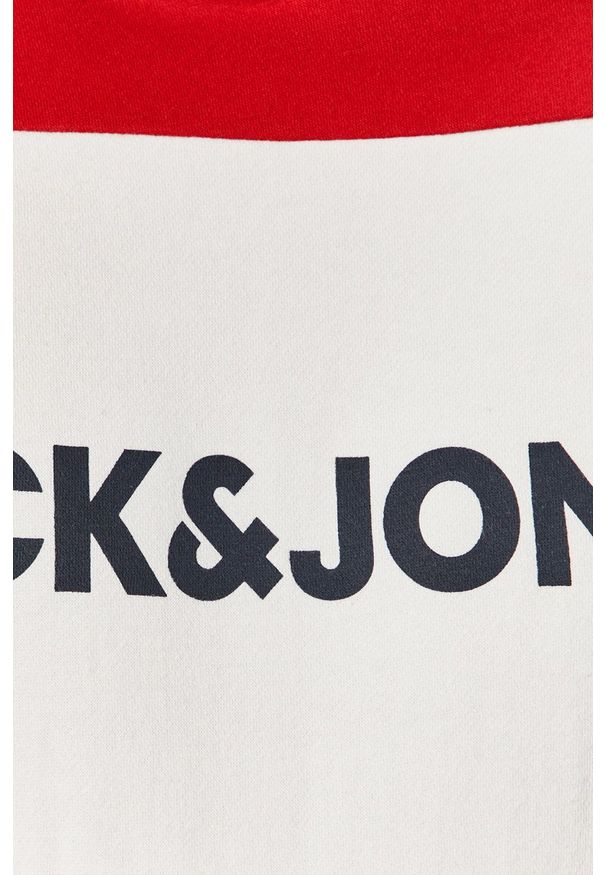 Jack & Jones - Bluza. Okazja: na co dzień. Typ kołnierza: kaptur. Kolor: czerwony. Materiał: dzianina. Styl: casual