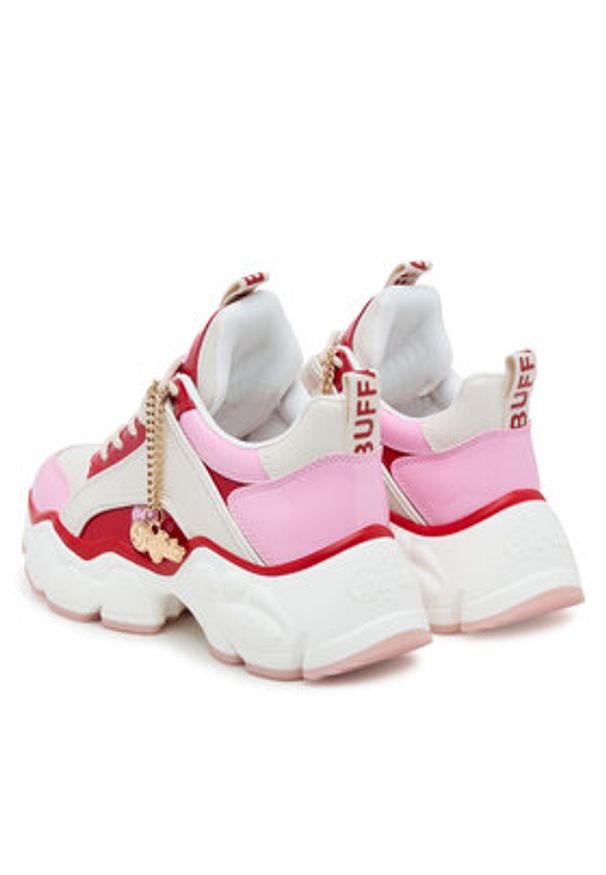 Buffalo Sneakersy Binary Glam 1636475 Różowy. Kolor: różowy. Materiał: skóra