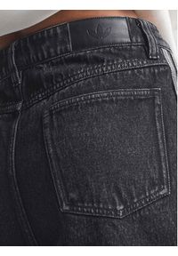 Adidas - adidas Szorty jeansowe Firebird Jorts KD2916 Czarny Oversize. Kolor: czarny. Materiał: bawełna #9