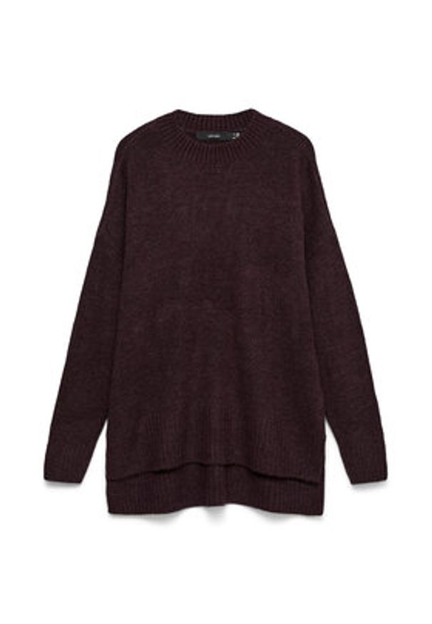 Vero Moda Sweter 10269229 Fioletowy Loose Fit. Kolor: fioletowy. Materiał: syntetyk