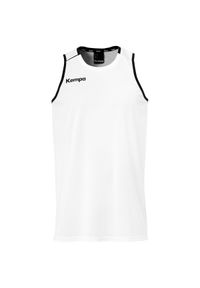 KEMPA - Dziecięca koszulka typu tank top Kempa Player. Kolor: biały. Materiał: materiał. Wzór: kolorowy. Styl: elegancki