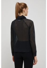 DKNY - Dkny bluza DP9T6457 damska kolor czarny gładka. Okazja: na co dzień. Kolor: czarny. Materiał: dzianina. Długość rękawa: raglanowy rękaw. Wzór: gładki. Styl: casual #3