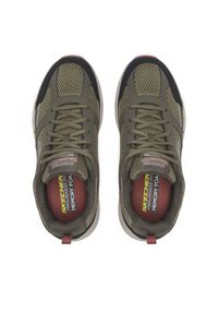 skechers - Skechers Sneakersy OAK CANYON VERKETTA 51898 OLBK Zielony. Kolor: zielony. Materiał: skóra #3
