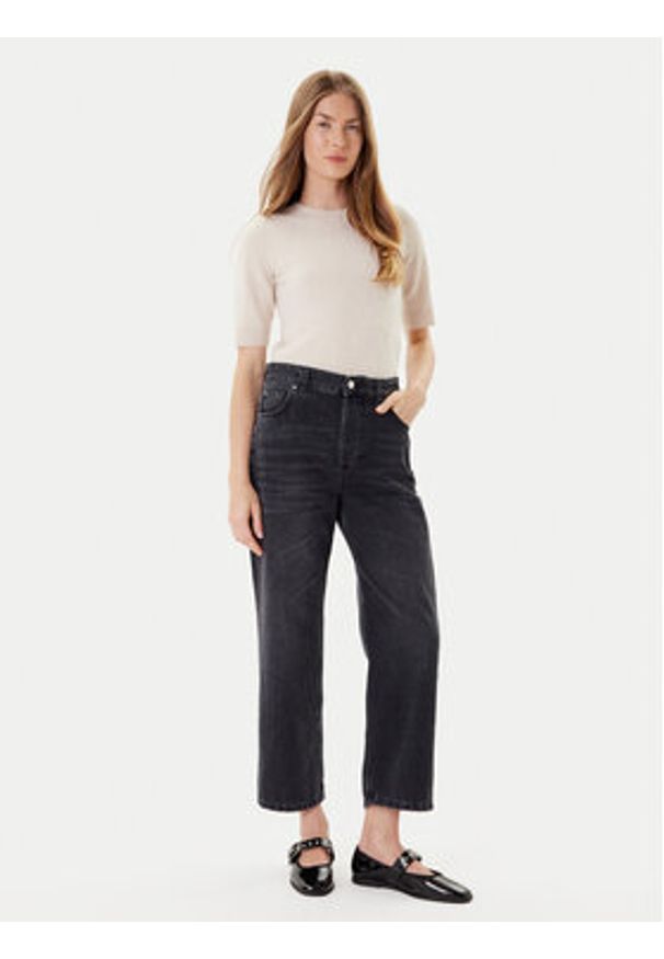 Marella Jeansy 2523186084 Czarny Mom Fit. Kolor: czarny