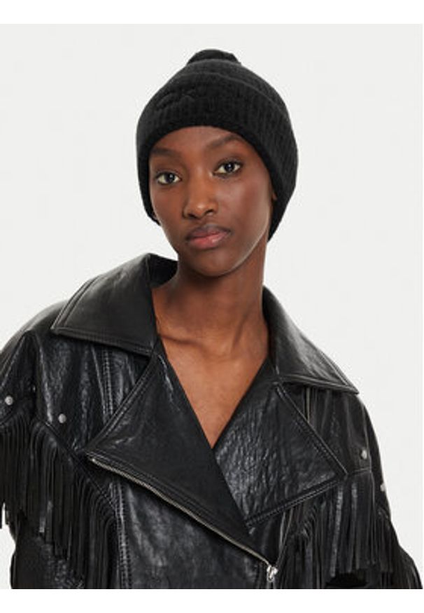 Calvin Klein Czapka Embroidery Airy K60K612586 Czarny. Kolor: czarny. Materiał: wełna