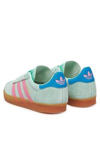 Adidas - adidas Sneakersy Gazelle JP7130 Zielony. Kolor: zielony. Materiał: zamsz, skóra. Model: Adidas Gazelle #5