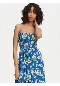 Maaji Sukienka letnia Flora Buttercup PT2985CLD002 Niebieski Regular Fit. Kolor: niebieski. Materiał: wiskoza. Sezon: lato #2