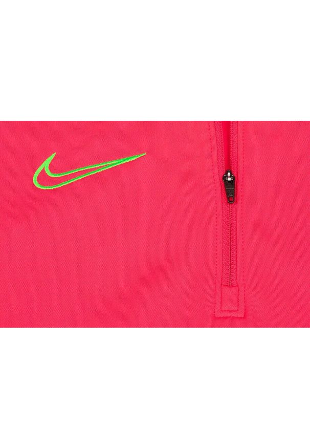 Bluza bez kaptura damska Nike Dri-FIT Academy. Typ kołnierza: bez kaptura. Kolor: różowy. Technologia: Dri-Fit (Nike)