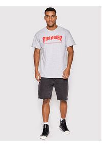 Thrasher T-Shirt Skatemag Szary Regular Fit. Kolor: szary. Materiał: bawełna #3