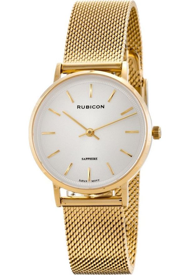 Zegarek Rubicon Zegarek damski Rubicon RBN151 złoty. Kolor: złoty