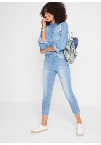 bonprix - Miękkie dżinsy 7/8. Kolor: niebieski #3