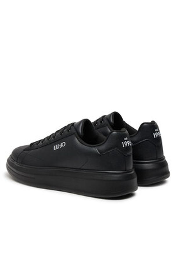 Liu Jo Sneakersy 7G4011 PX474 Czarny. Kolor: czarny. Materiał: skóra