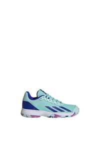 Adidas - Courtflash Tennis Shoes. Kolor: wielokolorowy, niebieski, fioletowy. Materiał: materiał. Sport: tenis