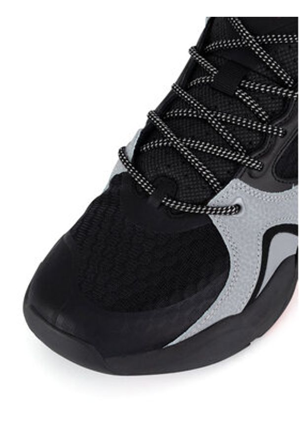 Shaq - SHAQ Buty do koszykówki RADIATE AQ95016M-BSZ Czarny. Kolor: czarny. Materiał: skóra. Sport: koszykówka